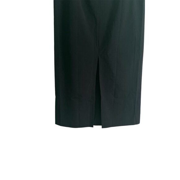 Mango MNG NWT Black Formal Pencil Skirt Back Slit Office Professional Size Large - Picture 9 of 12